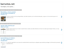 Tablet Screenshot of barruntos.net